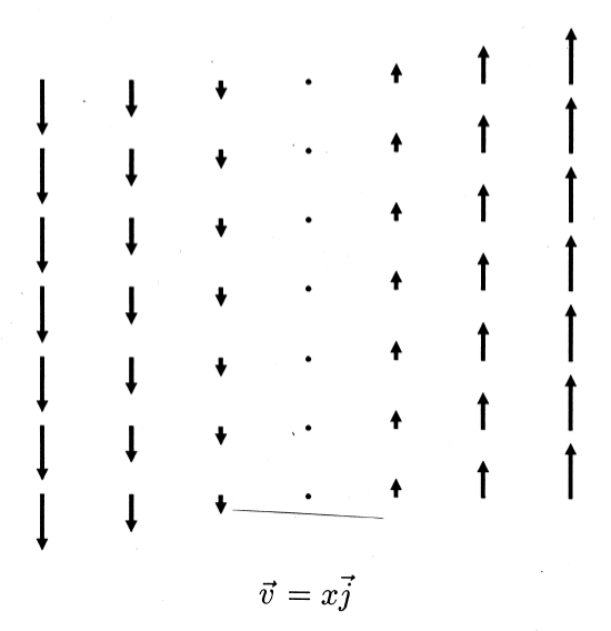 v = xj